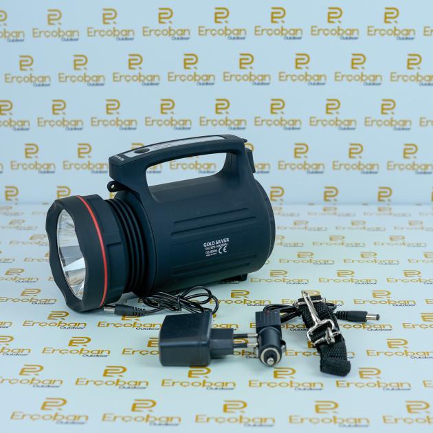 GOLD SİLVER GS-8006 SU GEÇİRMEZ EL FENERİ 15 W
