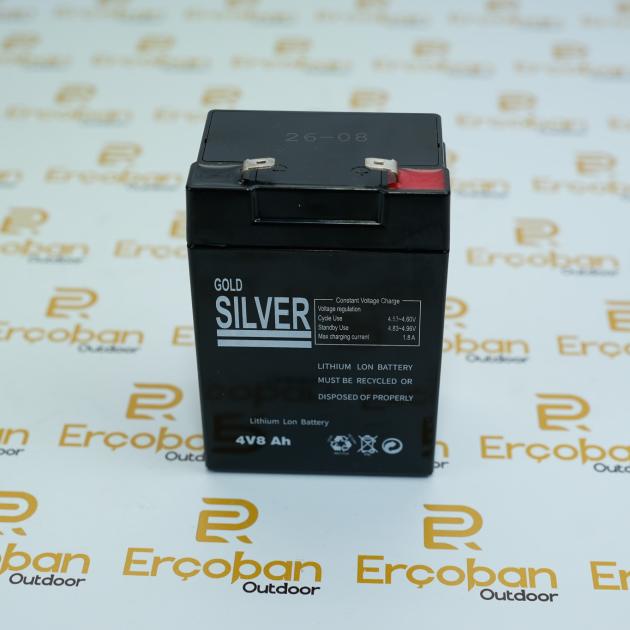 GOLD SİLVER AKÜ 4V 8 AMPER